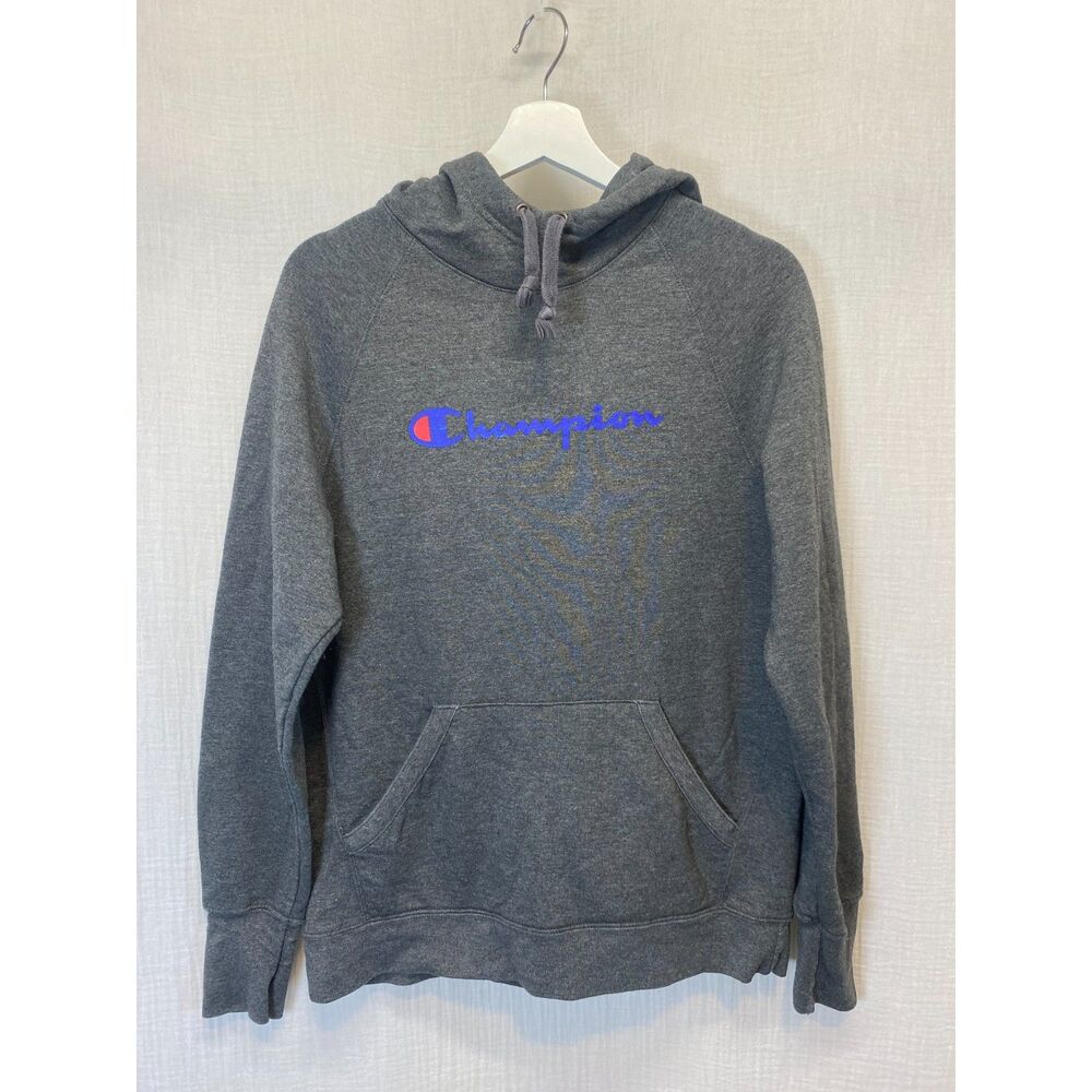Champion Hoodie Women's Size L Gray Casual Athleisure Performance